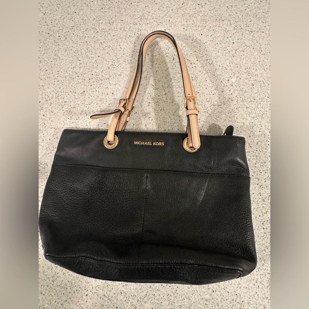 Michael Kors Black and Tan Women's Bag